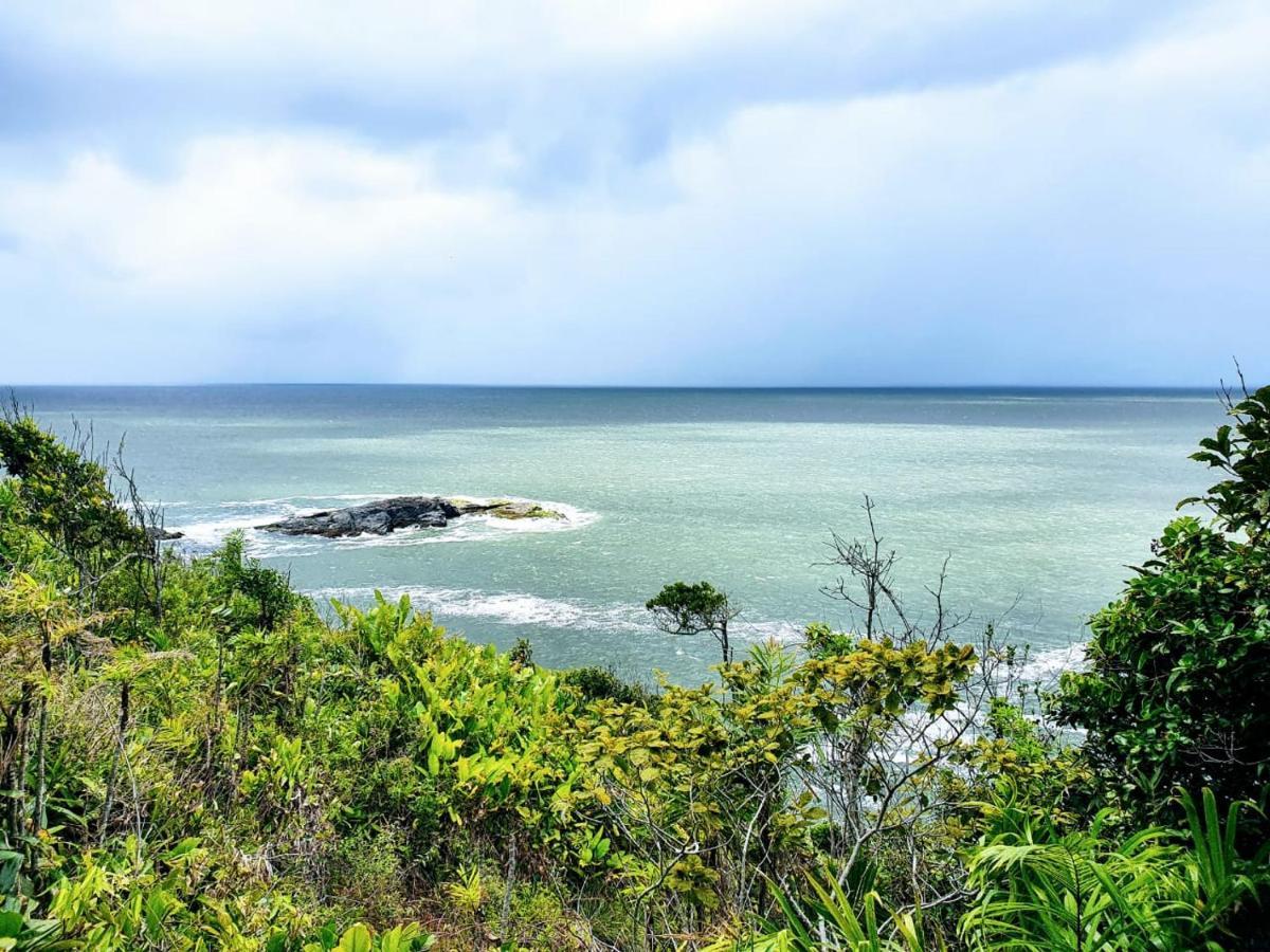 ペーニャPousada Enseada Sao Miguel De Frente Para O Marアパートメント エクステリア 写真